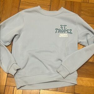 St. Tropez Sky Blue Crewneck Sweater